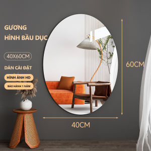 【Bồi thường 100% khi bị vỡ】Gương Dán Tường 22cm-40cm Gương Treo Tường Toàn Thân Chống Vỡ Soi - FELAA