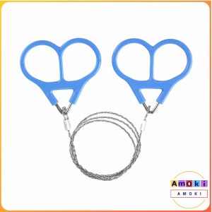 Amoki 72cm Fretsaw Stainless Steel Hand Rope Chain Saw Camp Hike Outdoor hand Tool