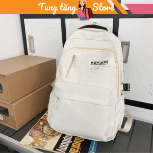 Cặp học sinh sinh viên nữ đi học đi chơi basic trắng đen xinh xắn cute phong cách thời trang hàn quốc ulzzang  TTS39