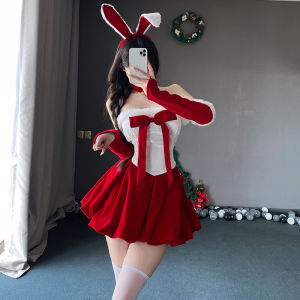 U Gonna S Christmas Sleepwear for Women Dress Red Sleeveless Push Up Lingerie Nightwear Fashion 2025 New Design Elastic Party Christmas Gift