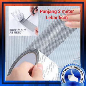 Isolasi Lakban Tape Penambal Kawat Nyamuk -Lakban Penambal Lubang Kawat Nyamuk