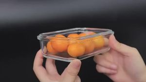 Glass Lunch Box 3Pcs/Set Heat Resistant & Leak Proof LunchBox Bekal Makanan Tahan Panas 飯盒 保溫