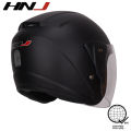 HNJ A4-002 Motorcycle Helmets Half Face for Women Clear Visor Motors Helmet with Men. 
