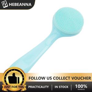 hebeanna Silicone Facial Cleanser Brush Soft Face Massage Washing Brush Blackhead Remover