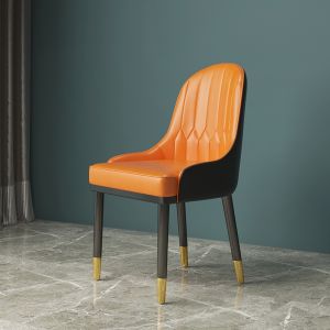 Marble Dining Table Rectangular Table Iron Dining Table Chair Combination Household