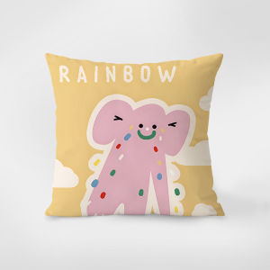 【x-cherub】ปลอกหมอนโซฟาลายน่ารัก ขนาด 45x45 ซม. สองด้าน เนื้อผ้าขนนุ่ม ไส้ PP Cotton สำหรับตกแต่งห้องรับแขก