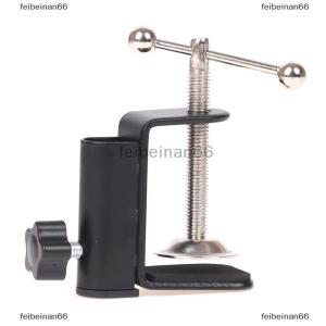 feibeinan66 Giá đỡ hẫng Giá đỡ kẹp Phụ Kiện Kẹp Đèn bàn Ống đế cho giá đỡ mic