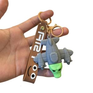 Not Slip Car Keychain Gentle Elastomer Building Dynamic Styles For Practical Key Organization