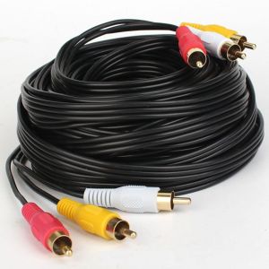 Cáp hoa sen AV Dây AV dây loa 3-3 loại 10m