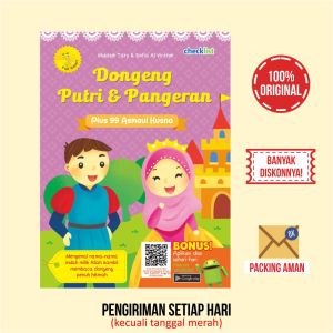 Buku Anak Islam Bergambar Dongeng Putri & Pangeran + 99 Asmaul Husna