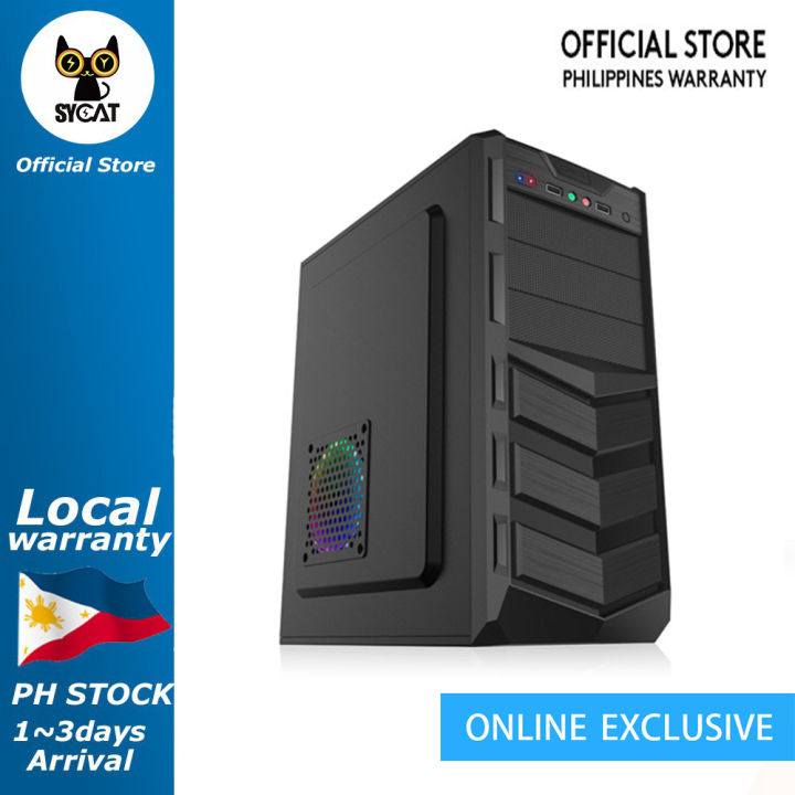 SYCAT-2158/2168 Gaming Computer Case Matx (Micro atx) PC Case Desktop