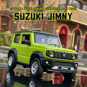 RUM 1:18 Scale Suzuki Jimny Alloy Car Model Light & Sound Effect Diecast Car Toys for Boys Birthday Gift Kids Toys Car Collection
