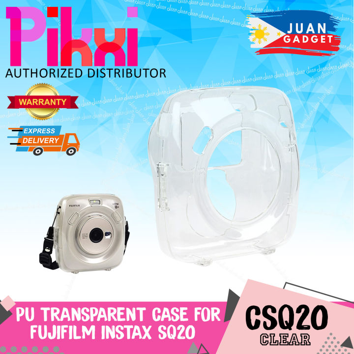 Pikxi CSQ20 Fujifilm Instax Square SQ20 Instant Camera Clear