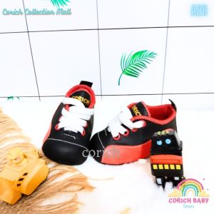 SEPATU BAYI - SEPATU SNEAKERS BAYI LAKI LAKI - SEPATU BOOTS BAYI LAKI LAKI - A28 - ORIGINAL BRAND - CORICH BABY SHOES - PREWALKER - SEPATU BOOTS BAYI - BALITA - ANAK -  BAYI USIA 0 - 11 BULAN - SEPATU SNEAKERS BAYI - BAYI BARU LAHIR