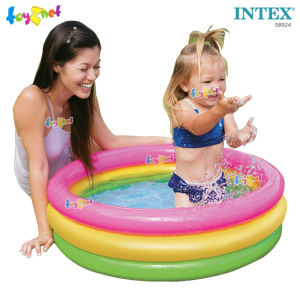 Intex สระน้ํา เป่าลม ซันเซ็ตโกลว์ เบบี้ 0.86x0.25 ม. รุ่น 58924