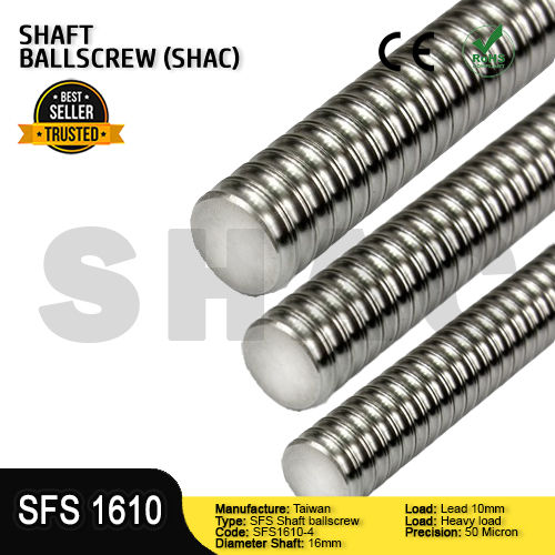 Shaft Ballscrew SFS-R1610-3000MM - Original SHAC Taiwan (price/cm)