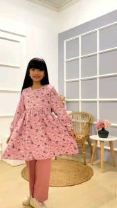 Baju Anak Desain Modern: Setelan Celana Yolla GD-562 by Cutetrik Usia 8 hingga 13 Tahun