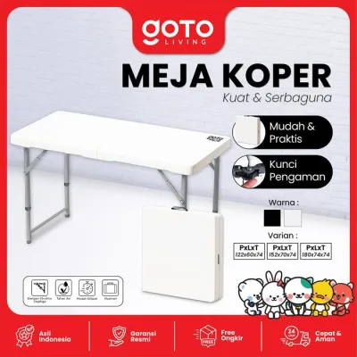 GOTO [COD] FALTO MEJA MAKAN LIPAT CAMPING TABLE PORTABLE OUTDOOR INDOOR PRAKTIS