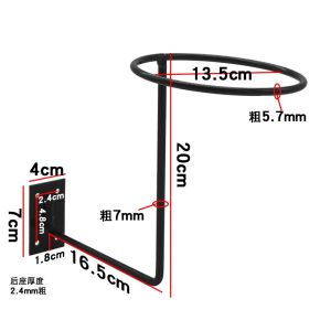 【BHQ&HOME】ชั้นวางหมวกกันน็อก ชั้นวางของ 2 ใน 1 ติดผนัง  อเนกประสงค์ ไม่ต้องเจาะรู ที่เก็บหมวกกันน็อคมอเตอร์ไซค์