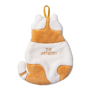 Cute Cat Hand Towel Super Absorbent Microfiber Kitchen Towel High-efficiency Tableware Cleaning Towel Kitchen Tools