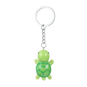 Cute Resin Turtles Keychain Lightweight Decorative Charm Accessories For Bags Backpacks Keys Random Color Design