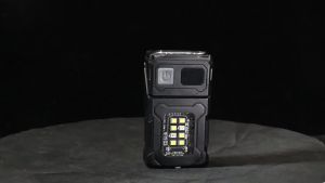 AE New COB+LED Digital Display High-Brightness Work Light 180&deg Rotating Magnetic Emergency Flashlight with Output Alert Function