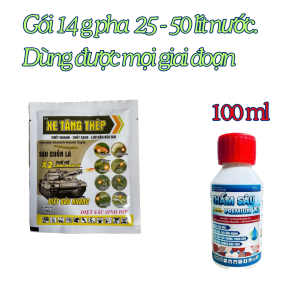 COMBO 5 GOI XE TĂNG THÉP 14G SAU CUON LA SAU TO SAU XANH SINH HOC MAT CAY. MUA 2O GOI TANG 1 THAM SAU
