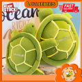Fluffy Cute Plushie Turtle Plush Toy Anak Patung Comel Kura Kura Penyu Embroidery With TERENGGANU. 