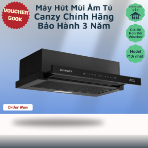 (-500K) Máy Hút Mùi Âm Tủ Canzy CZ-H1170AT Model Mới - Lực Hút Mạnh Tích Hợp Cảm Ứng 3 Chế Độ