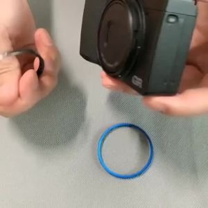 Durable Aluminum  Ring For Ricoh GRIIIX GR3X Camera Replaces Ricoh GN-1  Decoration Ring circle Cap accessories