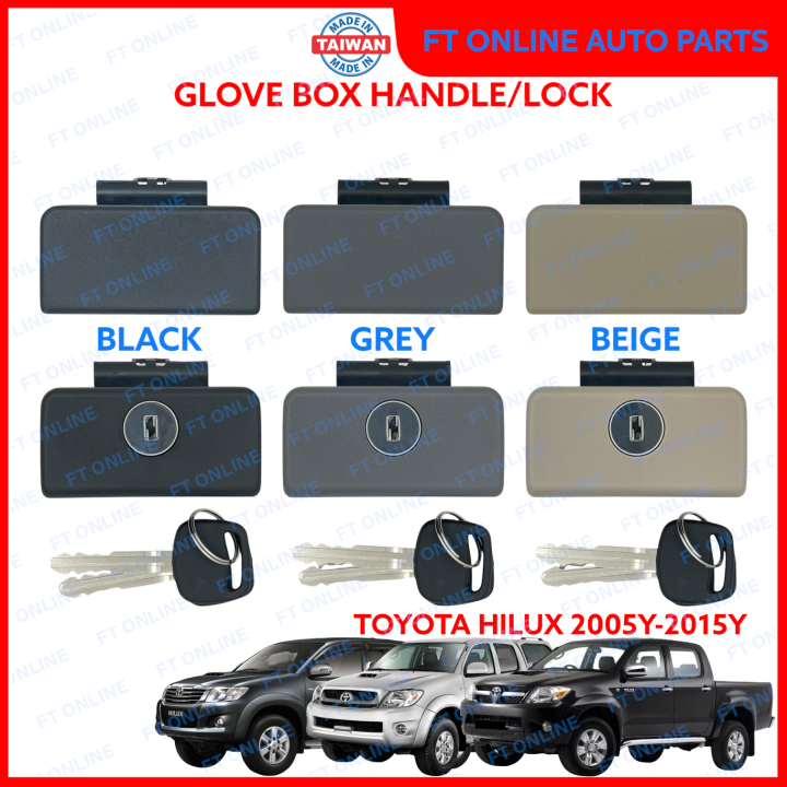 TOYOTA HILUX 2005 2015 KUN25 KUN26 GLOVE BOX HANDLE DRAWER COMPARTMENT toyota-hilux-2005-2015-kun25-kun26-glove-box-handle-drawer-compartment