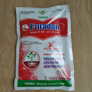 Furadan Gói 900g Rải Gốc tưới gốc hoặc rắc ngọn cây quản lý sâu đất sùng đất bọ hà rệp sáp sâu đục thân bọ trĩ bọ xít muỗi dế nhũi kiến đen bọ đậu đen