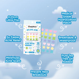 SimplyHeal Pastel Bliss Day & Night Premium Hydrocolloid Acne Patch 28s