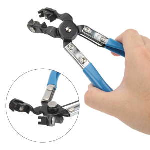 Heavy-Duty Hose Clamp Plier with Swivel Head Design for Tight Space Durable 50# Steel for Durability Superior Quality