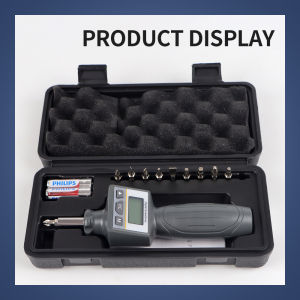 Digital Torque Screw Driver With 10 Pcs Replaceable Torque Head Digital Screwdriver Hand Tools DNS-8N.m High Precision