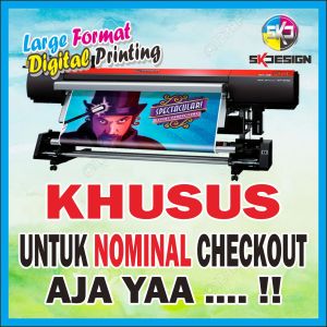Cetak Banner Spanduk Baliho Murah Khusus Ukuran Custom - PRODUK UNTUK NOMINAL CHECKOUT AJA