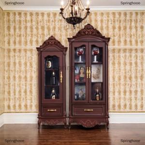 [COD] Springhooe 1 12 Dollhouse Vintage Simulation Storage Cabinet Display Cupboard Model Doll Home Living Room Wine Cabinet Furniture Decor Toy