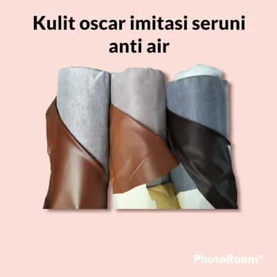 Kulit Oscar Sofa Seruni Kain Imitasi JokKursi Meteran Furniture kulit sintetis
