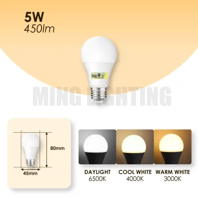 [Sirim] LED E27 Bulb 5W 9W 10W 12W 15W Mentol Lampu Energy Saving Table Lamp Ceiling Down Light Siling Ceiling Lighting