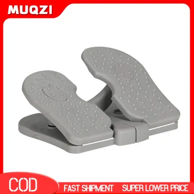 MUQZI Leg Workout Equipment Mini Leg Exerciser Foldable Mini Foot Pedal Exerciser – Portable Under-desk Stepper for Calf Stretching Leg Exercise Muscle Massage Physical Therapy Compact Home Office