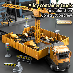 Engineering Vehicle Monster Truck  Toy Car Excavator Alloy Trailer Boys and Girls Birthday Gifts