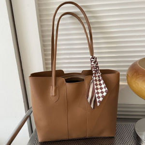 Muma Leather Large Woman Shopping Tote Bag With Zipper Shoulder Bags For Women