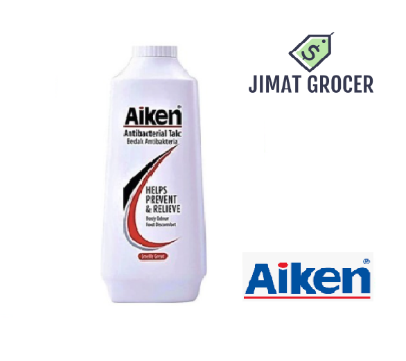 Aiken Anti Bacterial Talcum Powder 75g/150g/300g 75G 150G 300G