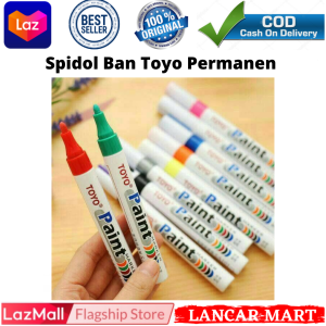 BISA BAYAR DI TEMPAT ! 100% ORIGINAL ! SPIDOL TOYO MARKER PAINT SPIDOL BAN TOYO PERMANEN ORIGINAL MURAH TERSEDIA WARNA GOLD HITAM PUTIH SILVER MERAH KUNING HIJAU BIRU