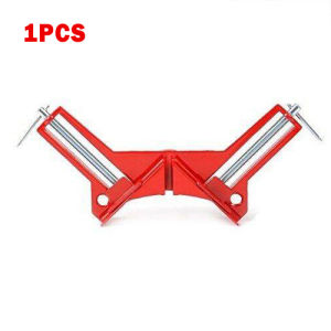 BABEDUO READY STOCK !!4pcs New Multifunction 90 degree Right Angle Clip Picture Frame Corner Clamp 100MM Mitre Clamps Corner Holder Woodworking tool