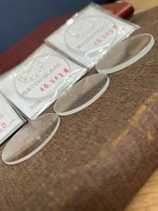 Kính đồng hồ tráng sapphire  phẳng dày 12 ly và 15 ly