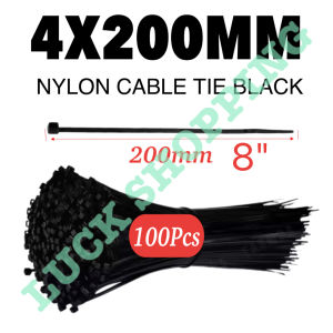 100pcs/bag High quality Nylon Cable Tie Zip Ties Multipurpose Adjustable Durable Self locking Nylon Zip Cable Ties