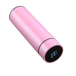 Bình nước giữ nhiệt 500ml Inox 304 Hàng cao cấp có LED cảm biến đo nhiệt độ trên nắp bình