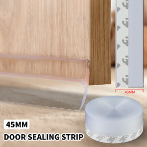 Transparent Door Window Sealing Rubber Strips Waterproof Magic Door Seal Sound Insulation Pengedap Getah Silikon 魔术门封条