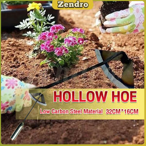 ZEO Hollow Hoe Durable Weeding Rake Handheld Hoeing Garden Pine Soil Farm Tool Weeding Tools